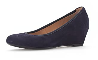 Gabor Damen Keilpumps, Frauen Absatzschuhe,klassisch,elegant,bequem,Office,büro,high Heels,Heels,hochhackige Schuhe,Atlantik,38.5 EU / 5.5 UK