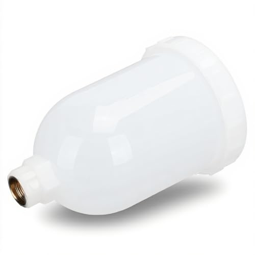 Gaeirt Tazza per Pistole a Spruzzo 300 ml Grande Capacità in Plastica + Acciaio Inossidabile coppa pistola a spruzzo 300 Vaso per Pistole a Spruzzo, Handheld, Verniciatura Aerografi e accessori