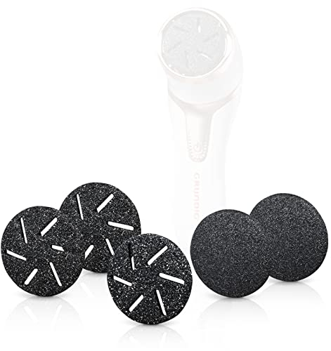 GRUNDIG Hornhautentferner elektrisch Hornhaut entfernen - schnell schöne Füße - Fußpflege Set mit Hochleistungsakku I Wasserdicht IPX7 I Fuß Pedi Pediküre Set elektrisch (Ersatzscheiben)
