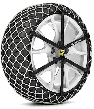 MICHELIN EASY GRIP Limited 14 | Schneekette Auto Textilschneekette 2 Stück | Reifen Schneekette Ultraleistungsfähig | Einfache Handhabung