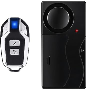 Wireless Bicycle Vibration Alarm Remote Control Anti-Theft Bike Alarm Home Door Window Security Alarm System Motorcycle Vehicle
