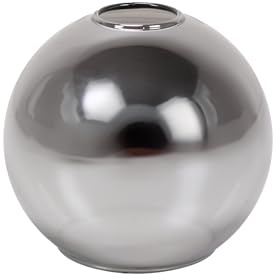 ValueLights | Small Smoked Glass Globe Light Shade Ceiling Light Shade | Lamp Shades, Home Décor & Improvement Essential | 15cm Shade Width
