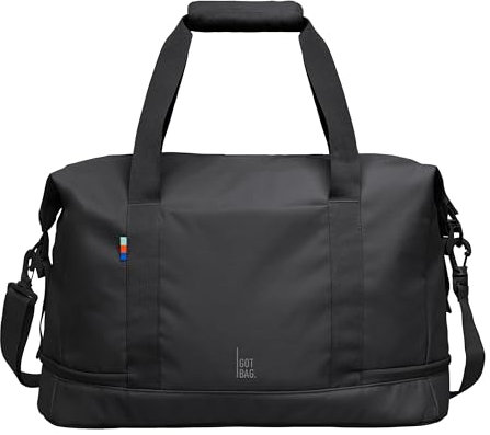 GOT BAG Reisetasche Weekend Bag - Wasserabweisende Sporttasche Handgepäck Tasche 36 Liter (Black)
