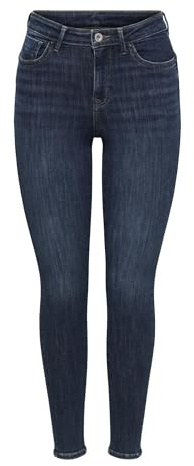 ONLY Onlpower Mid SK Pushup DNM Rea3659 Noos, Blu Jeans Scuro, (M) W x 34L Donna