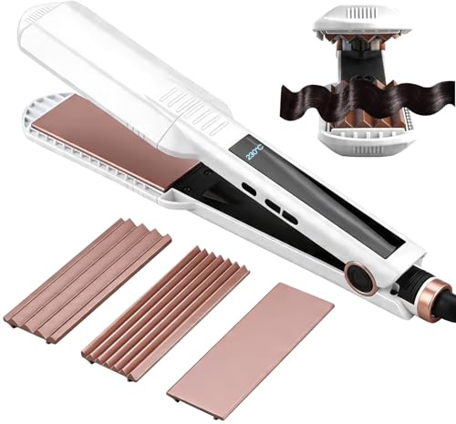 Planchas del Pelo Ceramic Crimp 3 in 1, Cerámica Anti-Estática
