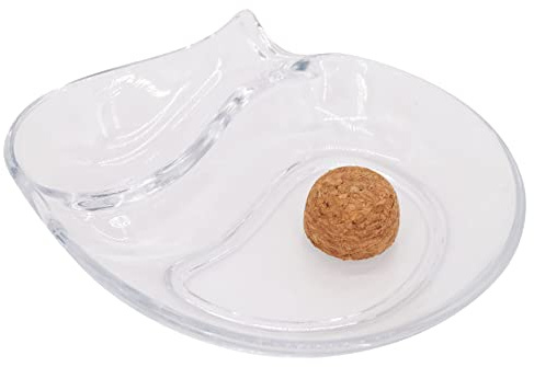 Cenicero para pipa con sacapuntas y bandeja de cristal