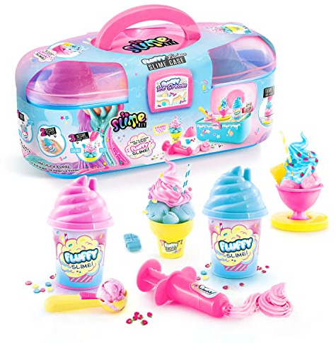 Canal Toys - Fluffy Slime-Koffer mit Zubehör – DIY-Schleimkoffer – ab 6 Jahren – SSC 206, Violett