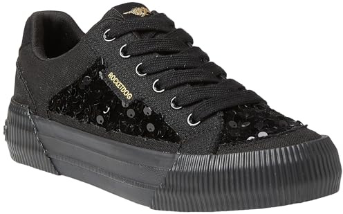 ROCKET DOG Women’s Cheery Comfort Plush Foam Sneaker Black