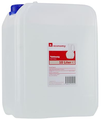 Economy Tafelessig hell (5% Säure) 10L