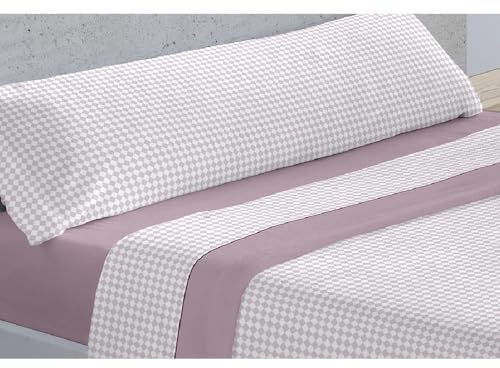 Donegal Collections - Juego de Sábanas Estampadas 3 Piezas Cama 90 cm - Juego de Sabanas 90x190 - Sabanas 90x190 - Incluye Sabana Bajera, Sabana Encimera y Funda de Almohada - Sol Rosa