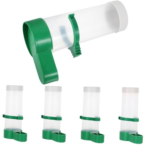 BESPORTBLE Plastic Bird Feeder for Cage Automatic Bird Feeder Professional Use No Scatter Random Style