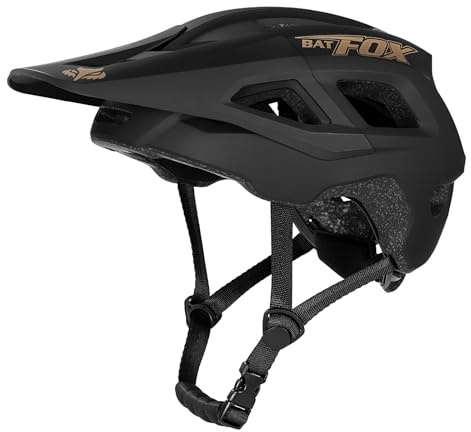 Leoyee Casque de vélo Taille réglable 56-62cm Casque de vélo Hommes Femmes Adultes Casque VTT avec visière Amovible