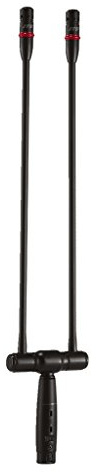 JTS GM-5215LDU Doppel-Schwanenhalsmikrofone mit LED schwarz