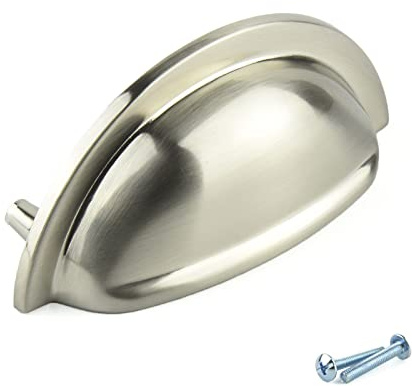 M4TEC Interior Kitchen Cabinet Door Knobs Cupboards Drawers Bedroom Furniture Pull Handles Nickel. F9 Series: 76 mm