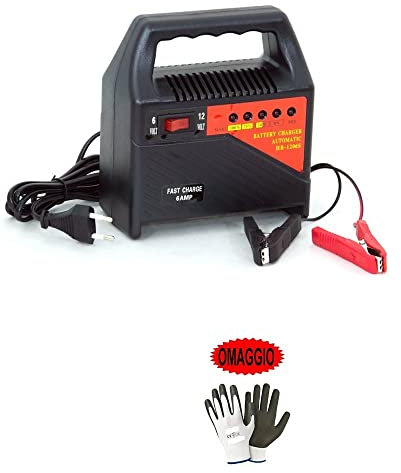 Compatible avec Toyota Chargeur de batterie automatique pour voiture, moto, scooter, quad, camping-car, 6 V, 12 V, 63 W, batterie en plomb, DEEP-CYCS, AGM, GEL