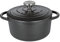 Küchenprofi Gusseisen Bräter mit Deckel schwarz 20 cm, Schmortopf, Auflaufform, Dutch Oven, Brotbacktopf, emailliert, für alle Herdarten (inkl. Induktion), zum Schmoren, Backen, Braten