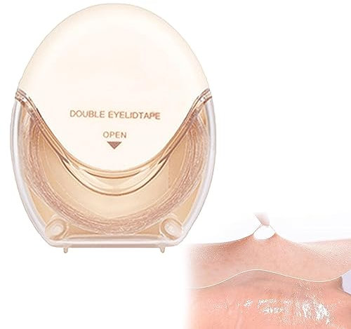 Glue-Free Invisible Double Eyelid Sticker, Natural Eye Lift Tape for Droopy Lids, Self-Adhesive Fiber Instant Eye Tapes Lids Hooded Eyes (M1)