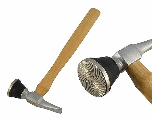 generic Ausbeulwerkzeug Karosserie Werkzeug Schrumpfhammer Schonhammer für Karosseriearbeiten | Ø 38 mm | 225 g