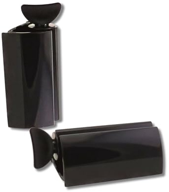 homiez Tubenentleerer 2er Set – Tubenquetscher für Zahnpasta, Cremes, Haarfarbe & Farbtuben – Tubenpresse für alle Tuben – restlos entleeren & Geld sparen – leichte Handhabung - (Schwarz)