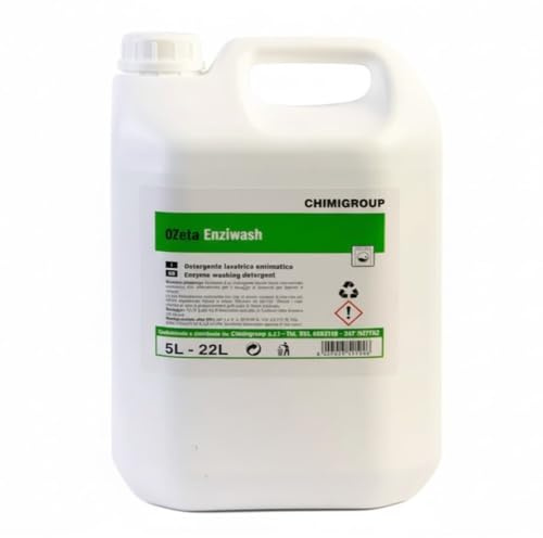 QZ ENZI WASHLAVATRICE Detergente Enzimatico Liquido per lavatrice 5 kg