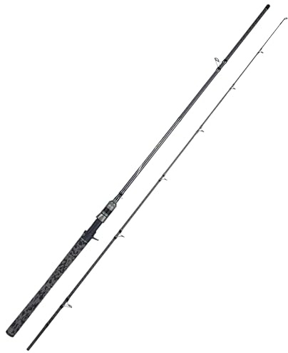 HANDING SinDorei Heavy Duty Fishing Rod 7' Freshwater Fishing Rod 2-Piece Baitcaster Rod with Fast Action for Bass Catfish