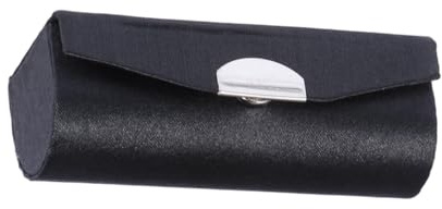 HAMPPLIES Portarossetto Compatto Nero con Specchio, Custodia Sottile per Rossetti e Oli Essenziali, per Viaggio e Tasca Colore Casuale