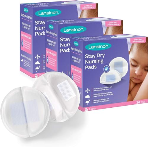 Lansinoh Ultra Soft Nursing Pads, 36 Count (Pack of 3)