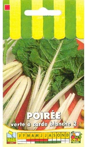 Sachet de graines de Poirée verte à carde blanche-2-5 g - légume feuille - LES GRAINES BOCQUET