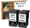 D&C PG-545XL Druckerpatronen Remanufactured für Canon 545 XL für Canon Pixma TS3150 MX495 MG2950 iP2850 MG3050 MG3051 MG2450 MG2550 MG2550S MG2555S (2X Schwarz)