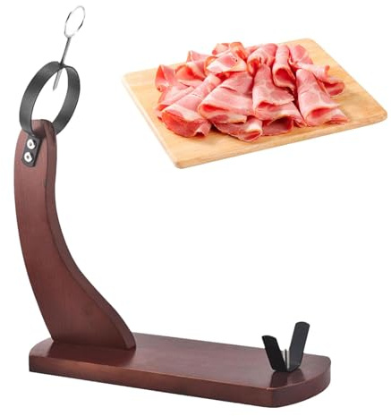 Ham Stand Discomfort Able, Ham Rack, Non-Slip Hams Rack, Original Ham Holder Spanish Hams, Ham Stand Holder, Ham Bone Holder, Wooden Ham Holder, for Home, Kitchen, Indoor, Outdoor
