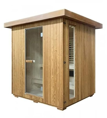 Bagno Italia Sauna 198x200 cm combinata infrarossi e finlandese con bluetooth