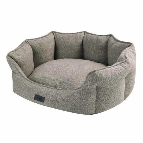 Nobby Bekväm säng oval ANDA beige 86 x 70 x 24 cm