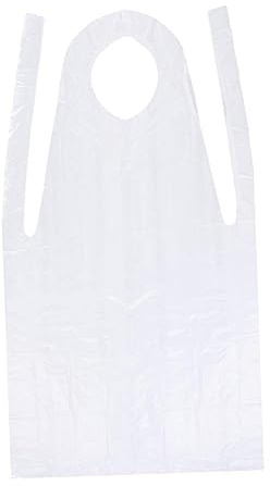 SHINEOFI 100Pcs Disposable Aprons for Cooking Painting Pe Plastic Aprons for Messy Activities Convenient Portable Protective Gear