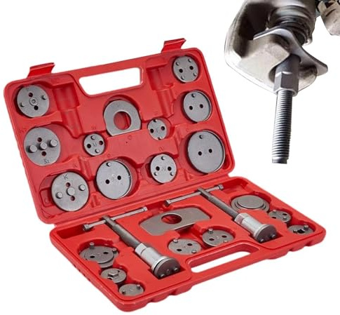 Herramienta de pistón de freno - Juego de retroceso de pistón para pinzas de freno - Herramientas de vehículos | para mecánicos de automóviles, servicio de reparación, furgoneta, motocicleta