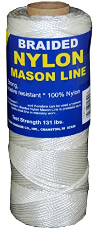T.W Evans Cordage Co. 12-250 Number-1 Braided Nylon Mason Line, 250-Feet