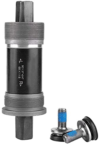 Bicycle Bottom Bracket Steel Quare Hole Axis for Square Tapered Spindle Crank Bike Accessory (68X122 . 5L)
