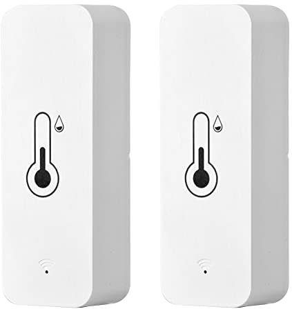 ZYNCUE 1/2/4 Stück WiFi Feuchtigkeitstemperatur-Monitor, intelligentes Hygrometer-Thermometer für Fernüberwachung und Alarm, hochpräzises Innen-Thermometer mit für TUYA App
