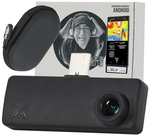 Re-MarK® Wärmebildkamera für Handy 80x60 [Android] als App-Anwendung | kleine Wärmebildkameras | Thermal Camera USB C | Infrarot Kamera | Wärmebild | Wärmebildkamera Handy | Infrarotkamera