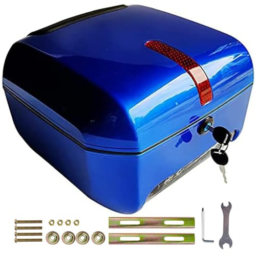 Hgjgwqh Motorcycle Scooter Top Box Tail Trunk Top Case Luggage Box