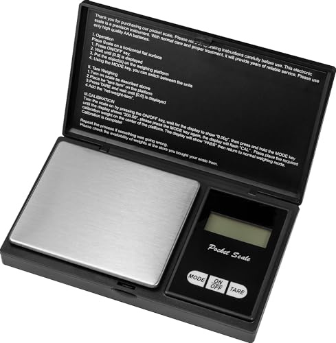 Digital Scales, Kitchen Scales Digital, Pocket Scales, 0.01g x 500g, Food Scale LCD Display, Jewellery Scales Weighing Scales Kitchen