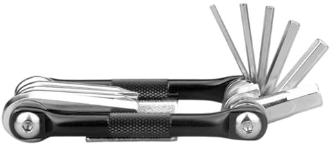 Kit de herramientas de ciclismo - Kit de seguridad de mantenimiento de bicicletas | Juego de herramientas de reparación de bicicletas compactas con palancas de neumáticos, llave multifunción, llave