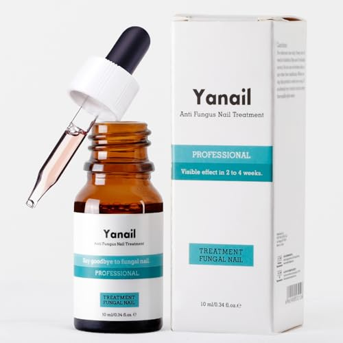 Mycose Ongles des Pieds – Yanail Traitement Puissant & Antifongique, Solution Liquide Renouvelante pour Ongles Épaissis ou Décolorés, Soin Quotidien Non Irritant, 10ml