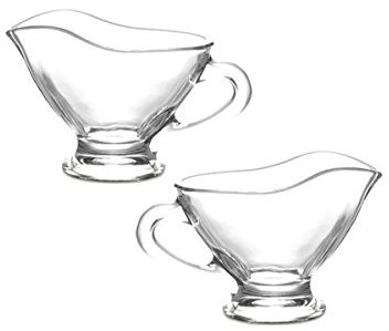 Pasabahce 55002 Basic - Salsera (cristal, 50 ml, 2 unidades)