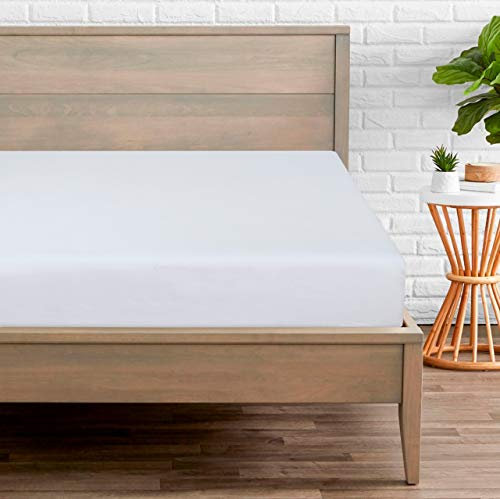 Fitted Sheets Super King Size Deep Pocket 800 Thread Count - Fitted Sheet 30 cm 12 Inch Deep - 100% Pure Egyptian Cotton Sateen Super Soft Hotel Quality Bedding, Super King - White