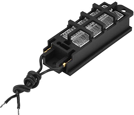 keramisk luftvärmare 50 W 12 V, elektrisk bilfläkt värmeelement med ledande värmeelement och fläkt luftvärmare, energibesparande med konstant temperatur