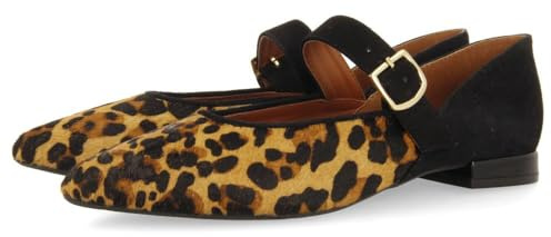 GIOSEPPO FERNITZ, Scarpe Piatte Mary Jane Donna, Leopardo, 39 EU, Leopardato, 39 EU