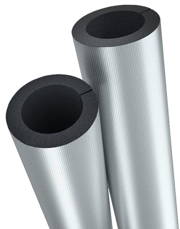 Rohrisolation Selbstklebendes Isolierung Rohr Heizungsrohr Außen Anti-Gel Rohrdämmung Schaum Rohr für Heiß- Und Kaltwasser-Rohrisolierung(110.0mm/4.33in)