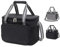 GMYIAK 15L KüHltasche Faltbar,Oxford Cloth Isoliertasche with Carry Handle,Thermobox Tragbar für Herren Damen Lebensmittel Auf Reisen Und Beim Camping KüHlbox Klein (Schwarz)