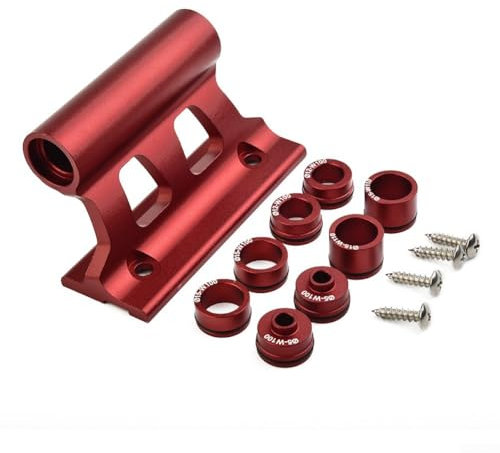 Zilimontt Bicycle Quick Release Fork Mount Rack, Aluminum Alloy Thru Axle Bike Carrier, For Car Roof, 100/110mm Width, Quick Release Fork Mount(Red)