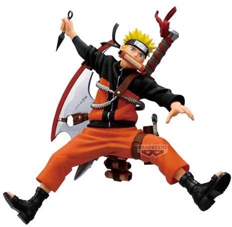 Banpresto Actionfigur Naruto Uzumaki Naruto 72-serien - 33 vibrationsstjärnor 16 cm - BP30020P flerfärgad - samlarfigur - perfekt för anime-fans